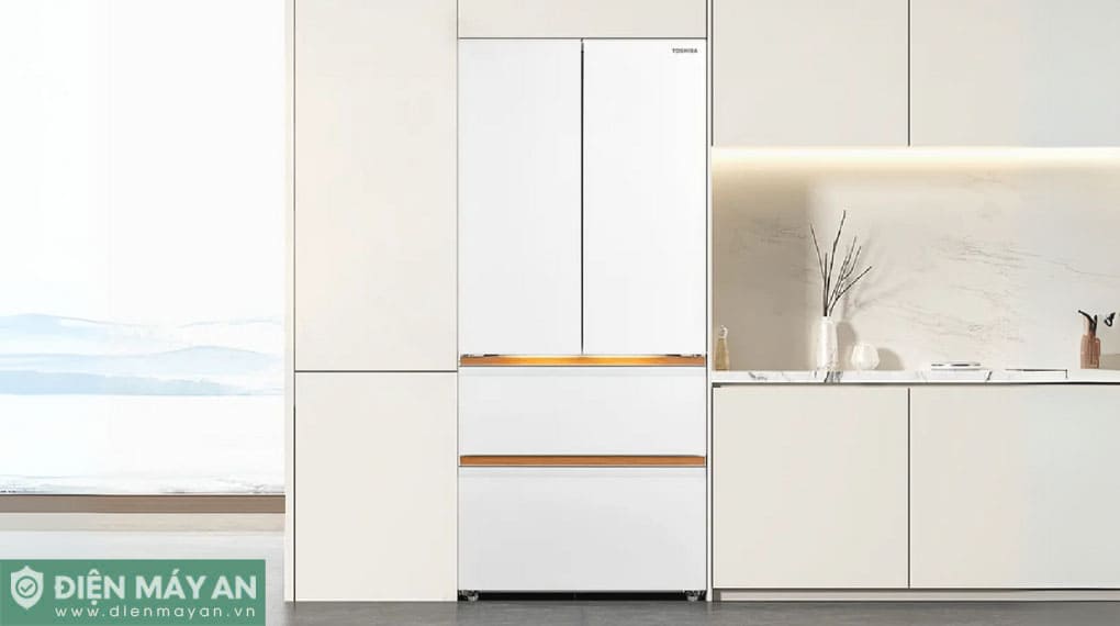 Tủ lạnh Toshiba Inverter 533 lít Japandi Multi Door GR-RF690WI-PGV(67)